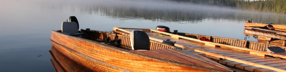 morning mist with boats